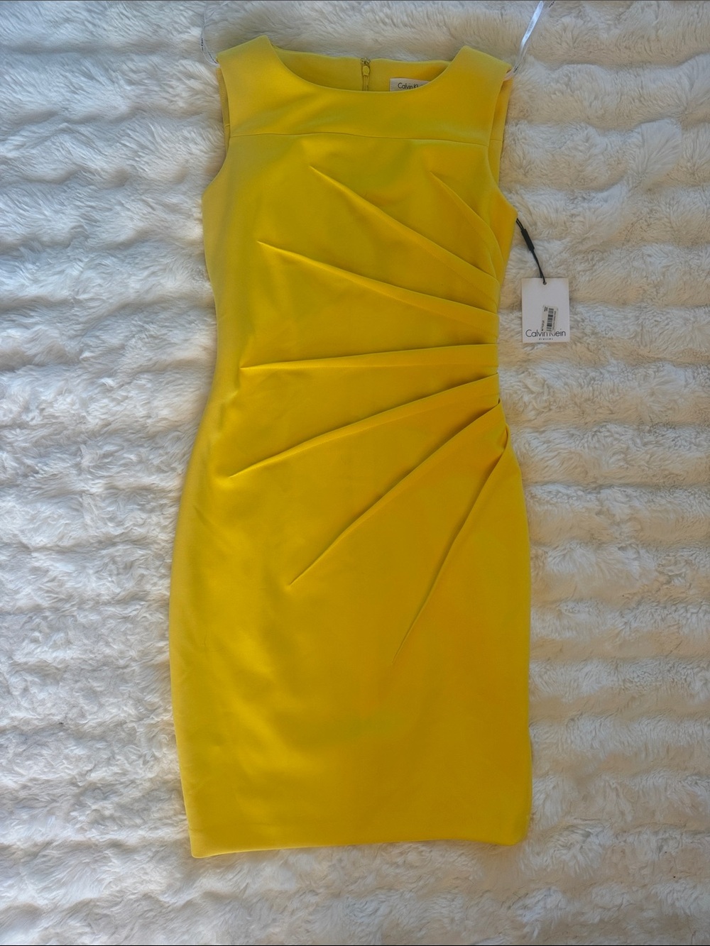 Calvin Klein Vibrant Yellow Dress